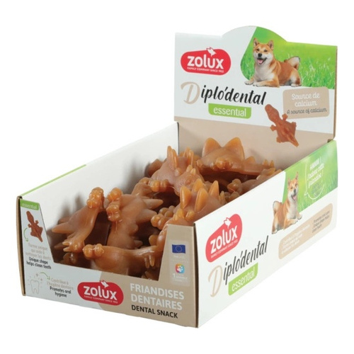 ZOLUX Przysmak dentystyczny dla psa DIPLODENTAL L z wapniem 11cm 14szt