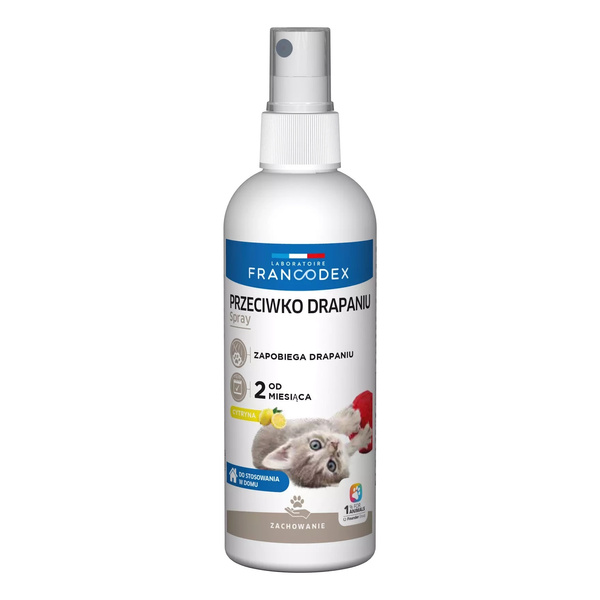 FRANCODEX PL Spray przeciwko drapaniu przez kocięta i koty 200 ml