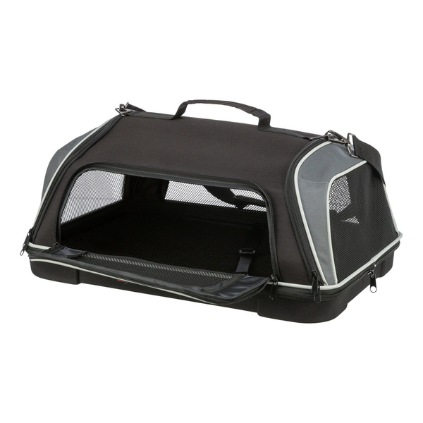 Trixie Airline Boarding, torba transportowa, czarny/szary, 55 x 23 x 40 cm, do transportu lotniczego