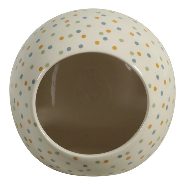 ZOLUX Domek ceramiczny COSY dla chomika kula 10x10cm w kropki