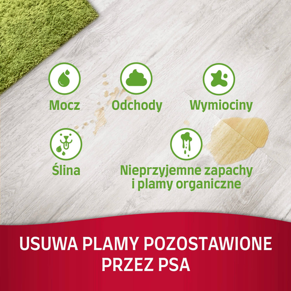 Natures Miracle REMOVER płyn do usuwania codziennych plam pies (melon)946ml
