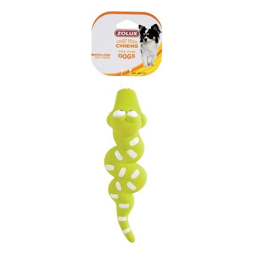 Zolux Zabawka lateksowa dla psa piszcząca Wąż 24,5 cm, różne kolory