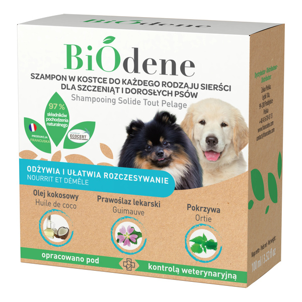 Francodex PL Szampon w kostce dla psów i szczeniąt BIODENE 100 ml