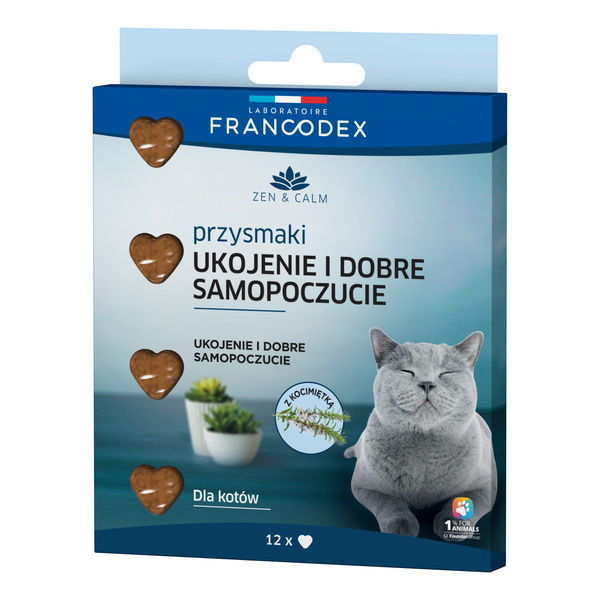 FRANCODEX PL Przysmak antystresowy dla kota z kocimiętką 12 szt.