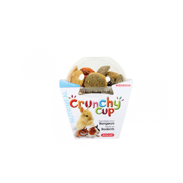 ZOLUX Przysmak naturalny dla gryzoni CRUNCHY CUP marchew lucerna 200g