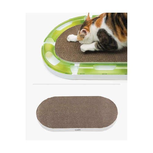 CatIt Drapak kartonowy  Senses 2.0 Oval Scratcher, do torów