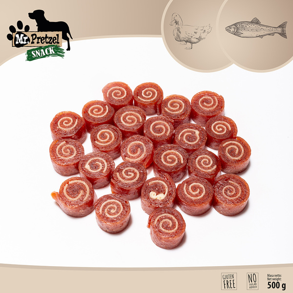 PRZYSMAK DLA PSA - Sushi z kaczką Mr.Pretzel 500g ZDROWE PREMIUM