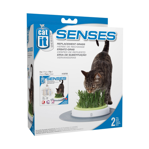CatIt Trawa Grass Garden Kit, do uzupełnienia CH-7551, 2szt.