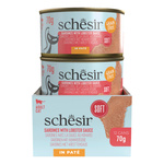 Schesir Cat Can Grill karma mokra dla kota pasta z sardynek w sosie z homara 70g