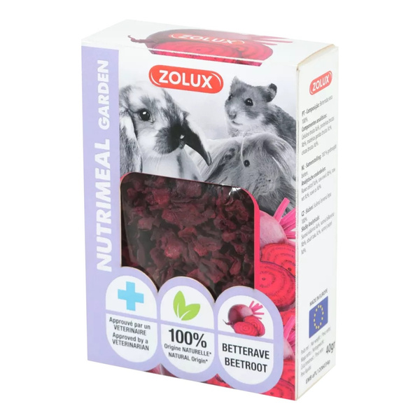 ZOLUX Przysmak naturalny dla gryzoni NUTRIMEAL3 GARDEN buraczek 40 g
