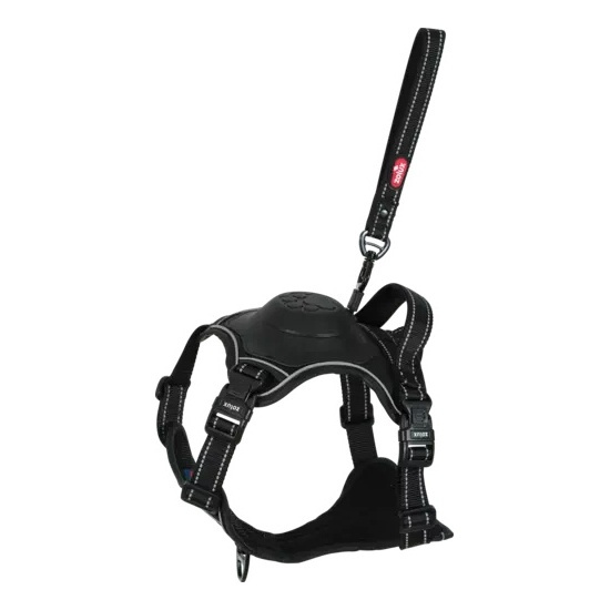 ZOLUX Szelki dla psa ze smyczą automatyczną Easyride XS czarne