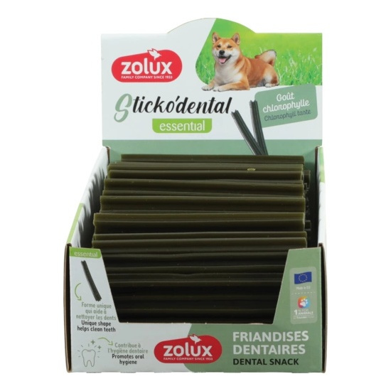 ZOLUX Przysmak dentystyczny dla psa STICKODENTAL M chlorofil 12cm 80szt