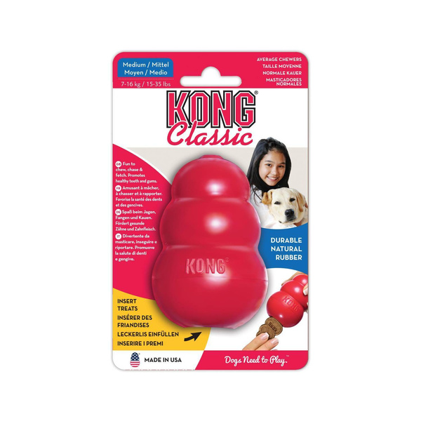KONG Zabawka dla psa T2E Kong Classic M 7-16kg