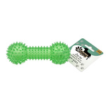 Mr. Pretzel Zabawka hantel gumowy miękki półprzezroczysty dla psa 13cm