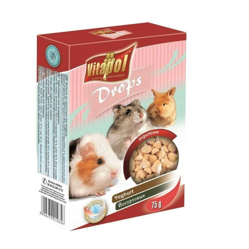 Vitapol DROPSY dla gryzoni JOGURTOWE 75g