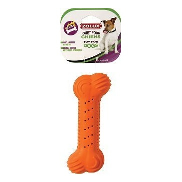 ZOLUX Zabawka kauczukowa dla psa, kość chrupiąca 17 cm różne kolory