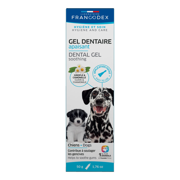 FRANCODEX Żel dentystyczny dla psa łagodzący i przeciwzapalny 50 g