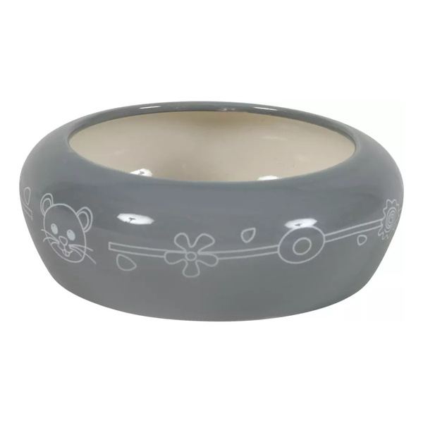 ZOLUX Miska ceramiczna dla gryzonia 250 ml kol. szary/beżowy