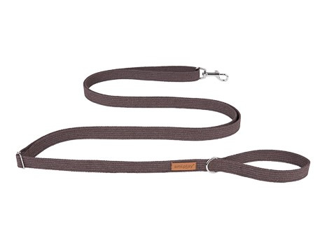 amiplay Smycz regulowana Easy FixCotton L 160-300x2,5cm Brązowy