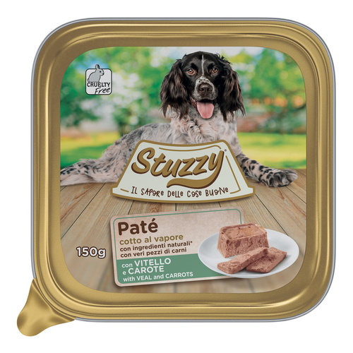 Stuzzy Pate karma mokra dla psa cielęcina z marchewką 150 g