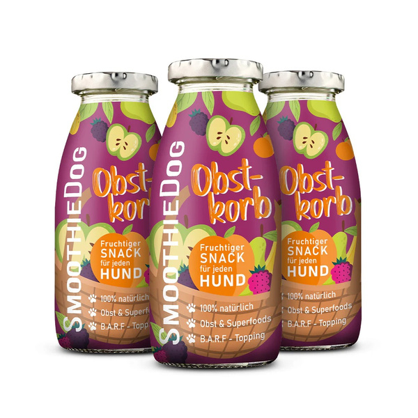 SmoothieDog Obstkorb - owocowe smoothie dla psa (250ml)