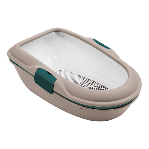 ZOLUX Kuweta dla kota FURBA z sitkiem 39x59x22 cm kol. brązowozielony