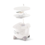 CatIt Pixi Fountain Combo, zestaw poidło Pixi 2,5l + miska, biały, GRATIS opakowanie filtrów CH-7216