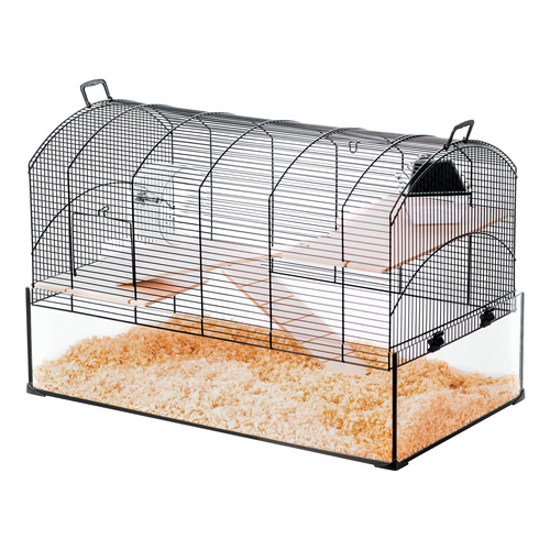 ZOLUX Klatka dla gryzoni i małych ssaków NEO PANAS XL szklana kuweta czarna