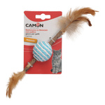 CAMON CAT TOY MATATABI Z KULĄ I PIÓRAMI AG114