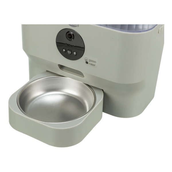 Trixie Karmidło automatyczne TX-C Smart, jasnoszare, 5.0l, 5 l/28 × 30 × 17 cm z kamerą