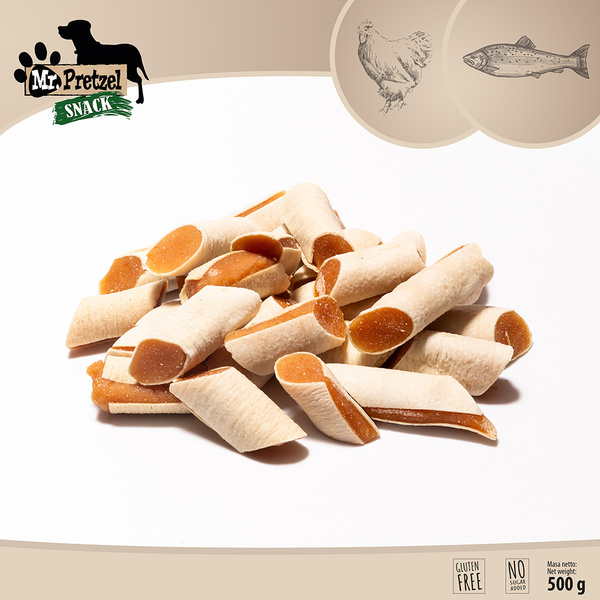 PRZYSMAK DLA PSA - Penne z kurczakiem Mr.Pretzel 500g ZDROWE PREMIUM