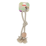 ZOLUX Zabawka sznurowa dla psa uchwyt drewniany krążek WILD MIX 35,5cm