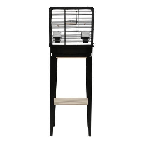 Zolux Klatka dla ptaków ze stojakiem CHIC Loft S kol. czarny