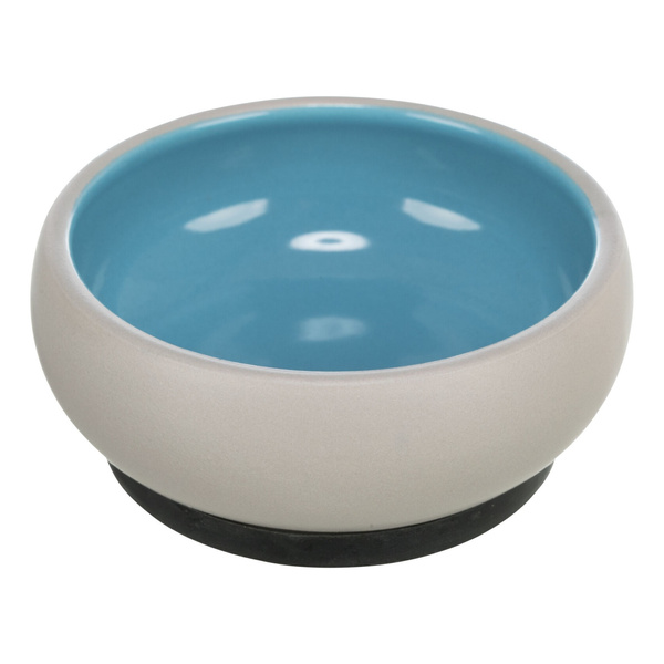 Trixie Miska dla psa/kota ceramiczna 0.3 l/11cm z gumową podstawą różne kolory