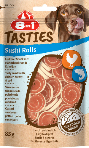 Przysmak 8in1 Tasties Sushi Rolls 85g
