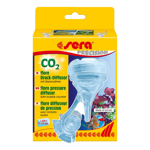 Sera Dyfuzor ciśnieniowy Flore CO2 z licznikiem bąbelków