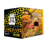 Eao Terra Big Rock kryjówka z miską do terrarium ceramiczna M 15x18x11 cm 75 ml