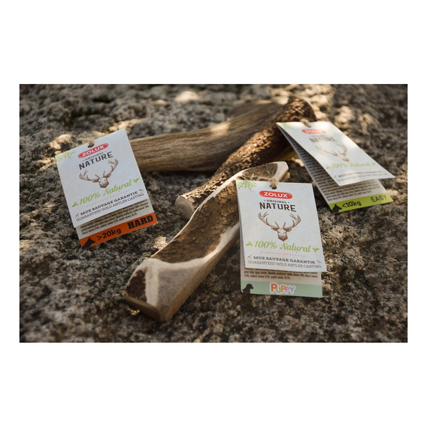 ZOLUX Przysmak naturalny dla psa Poroże jelenia HARD, waga psa powyżej 20 kg