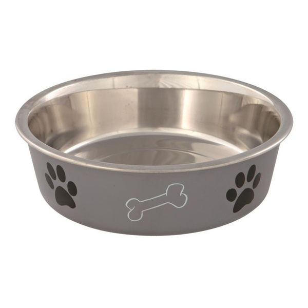 Trixie MISKA METALOWA Z PLASTIKOWĄ POWŁOKĄ, 1.4 l/o 21 cm
