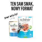 Schesir Complements karma mokra dla kotów tuńczyk w galarecie 70 g