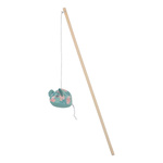 ZOLUX Zabawka dla kota wędka mysz, liście ETHICAT 40 cm