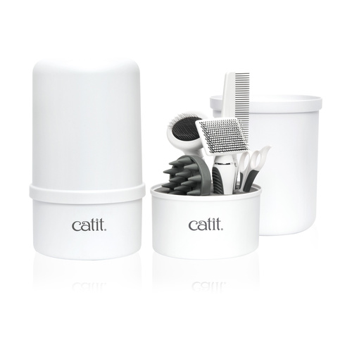 CatIt Zestaw pielęgnacyjny dla kotów, sierść krótka