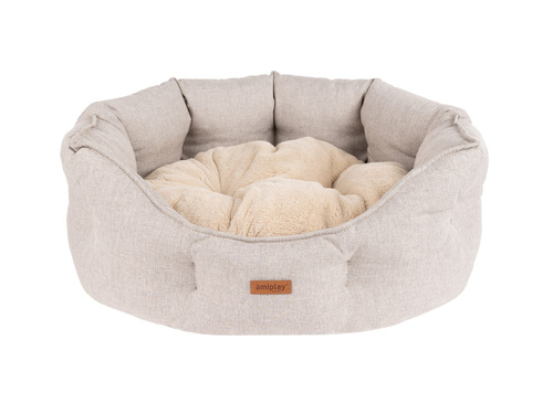 amiplay Legowisko Colosseum Como M 57x48x23cm Beżowy