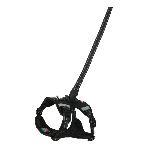 ZOLUX Zestaw szelki + smycz dla psa CLIP and GO XS czarny