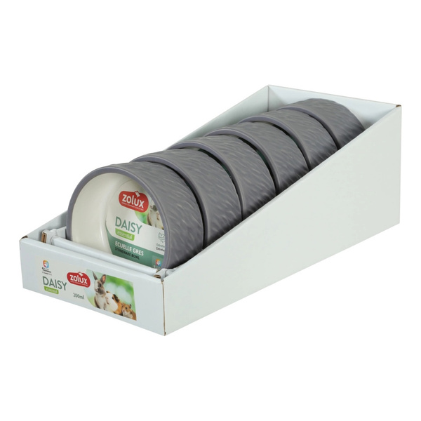 ZOLUX Miska ceramiczna dla gryzonia DAISY 200 ml szara