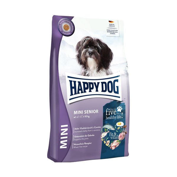 Happy Dog Mini Senior, karma sucha, dla starszych psów małych ras, 4 kg