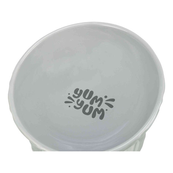 Trixie Miska podwyższona, dla psa, ceramika, szara, 0.35 l/17 cm