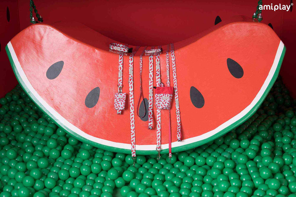 amiplay Obroża regulowana BeHappy dla Psa S Watermelon