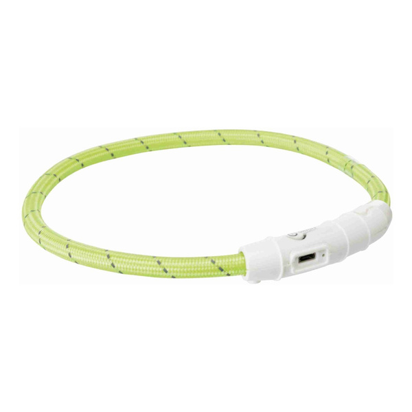 Trixie OBROŻA świecąca LED opaska USB XS-S 35cm