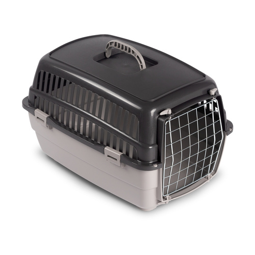 Barry King Transporter dla psów i kotów  WEEKEND L, grafitowy, 60x42x40cm